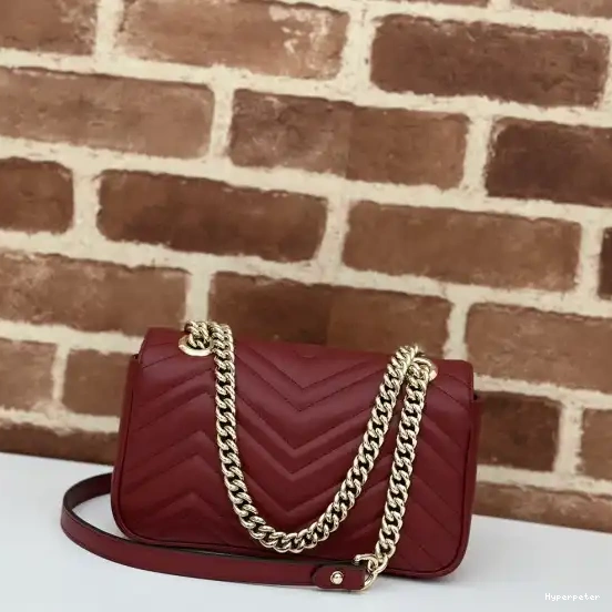Hyperpeter bag-23*14*6CM GG MARMONT GUCCI 0526